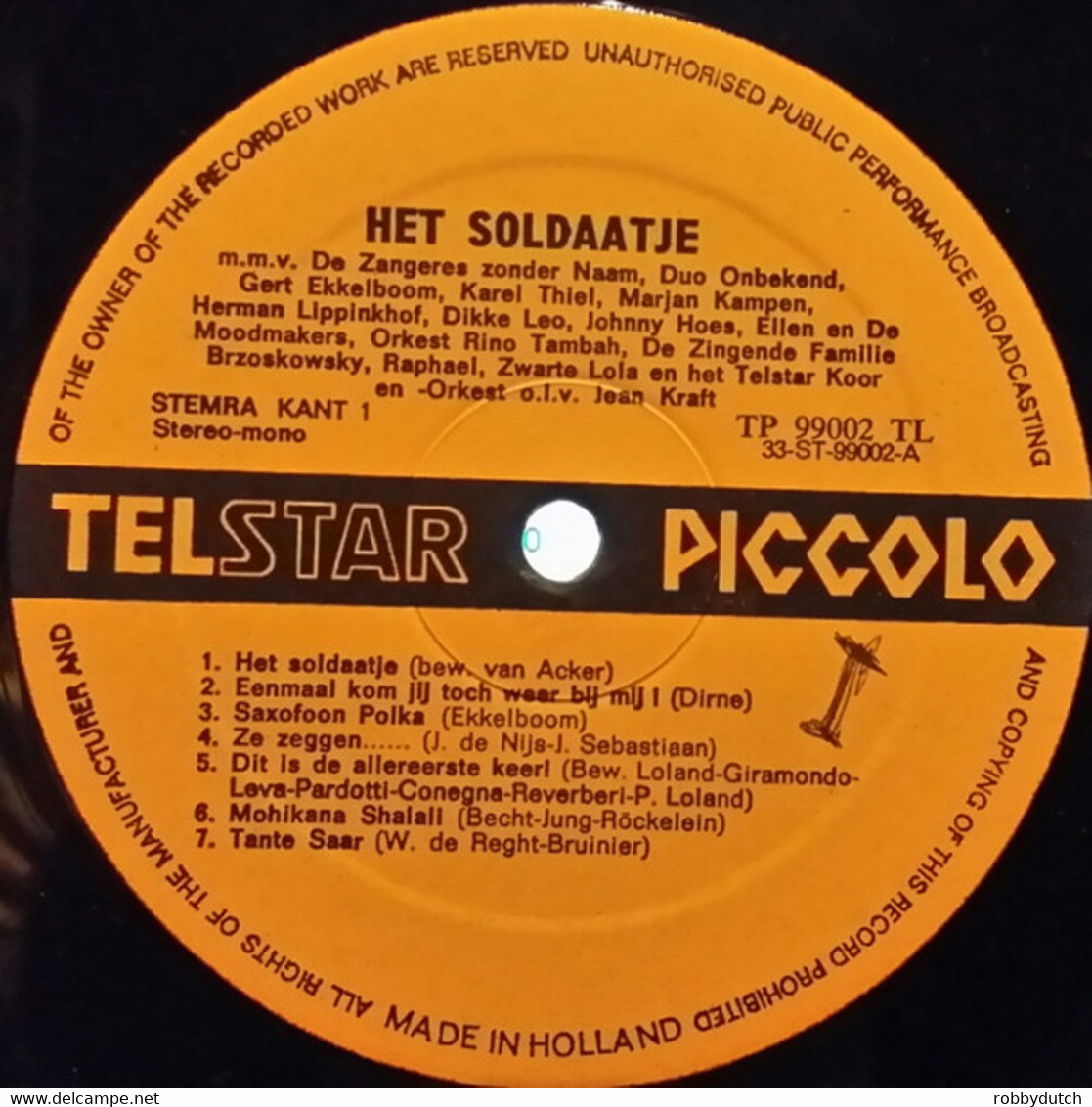 * LP *  HET SOLDAATJE (en Nog Meer Hollandse Hits. - Diverse Artiesten - Altri - Fiamminga