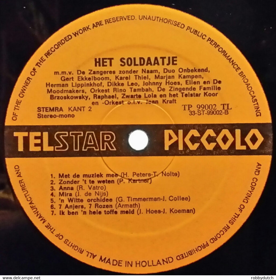 * LP *  HET SOLDAATJE (en Nog Meer Hollandse Hits. - Diverse Artiesten - Autres - Musique Néerlandaise