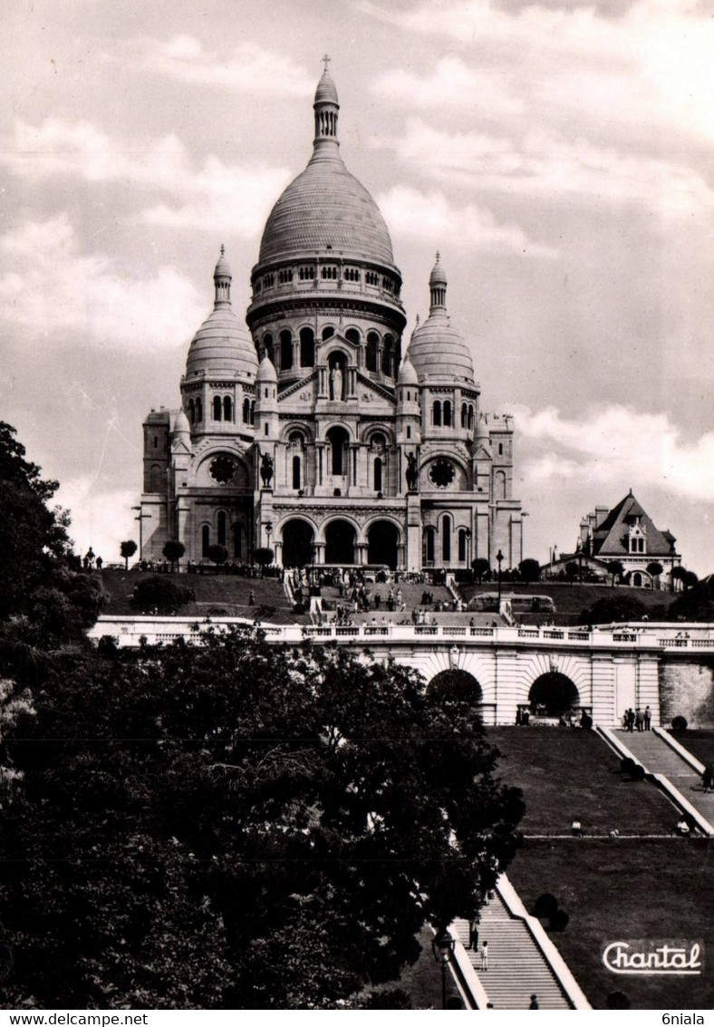 PARIS    Basilique Du Sacré Cœur De Montmartre   (recto-verso) 75 Paris - Eglises
