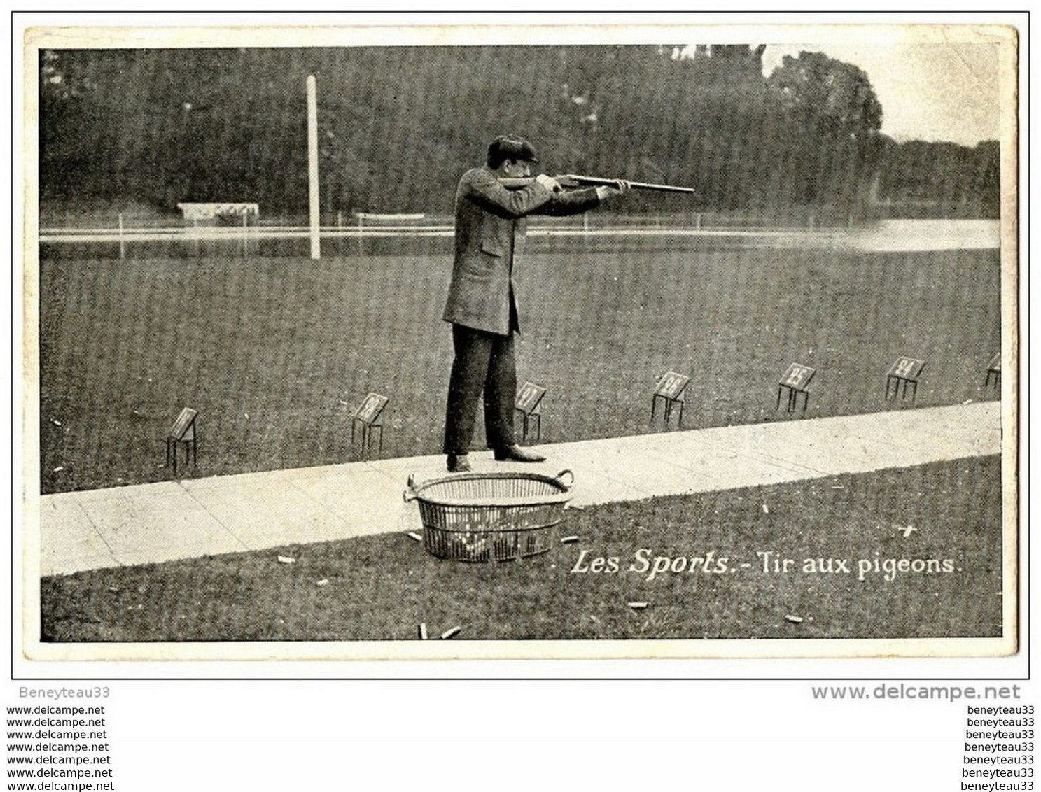 CPA (Réf.G 188) LES SPORTS -Tir Aux Pigeons - Waffenschiessen