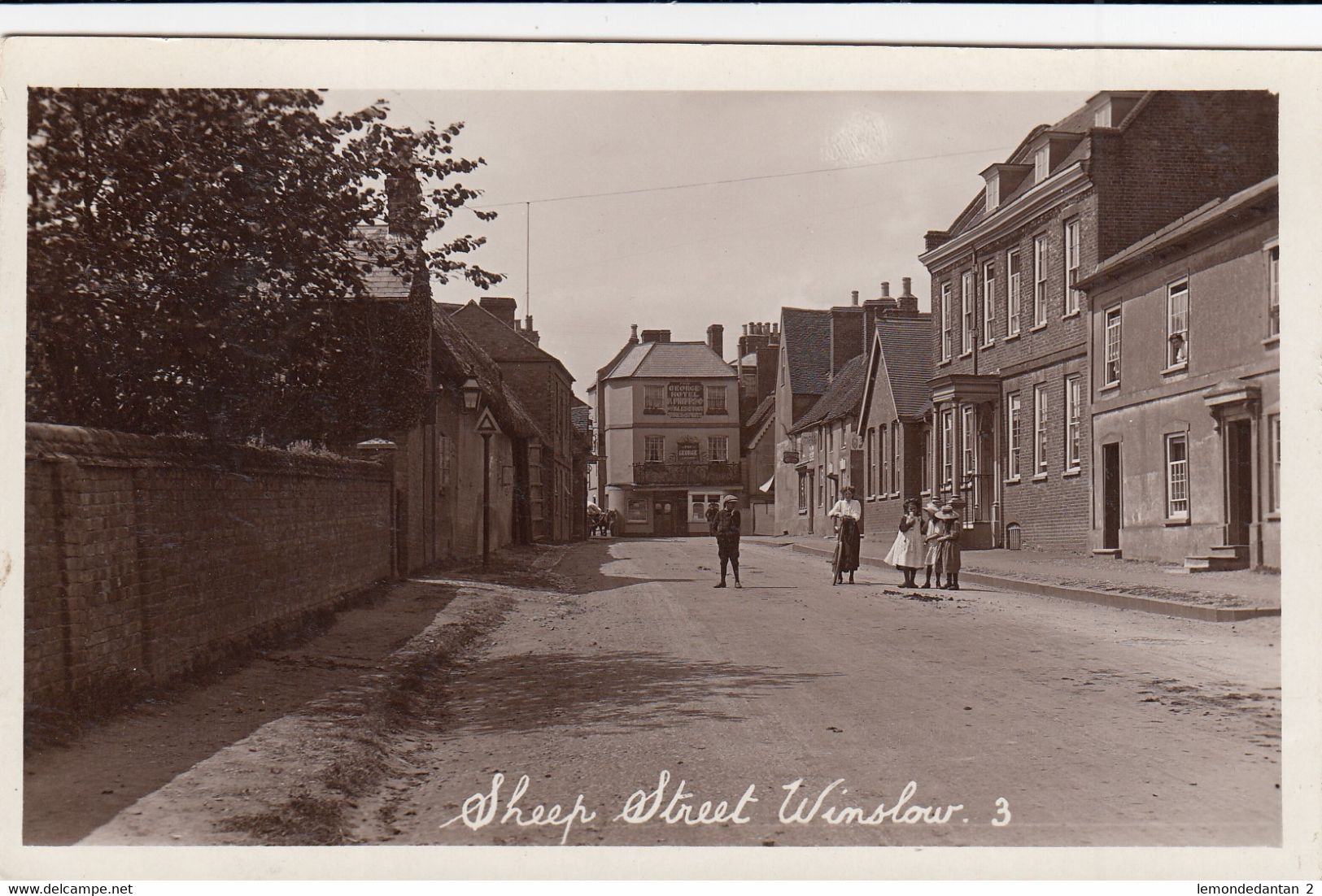 Winslow - Sheep Street - Photocard - Buckinghamshire