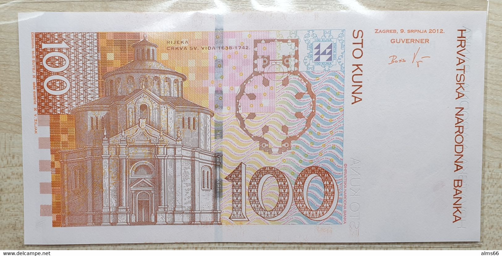 Croatia 100 Kuna 2012 UNC P- 41b - Croatia