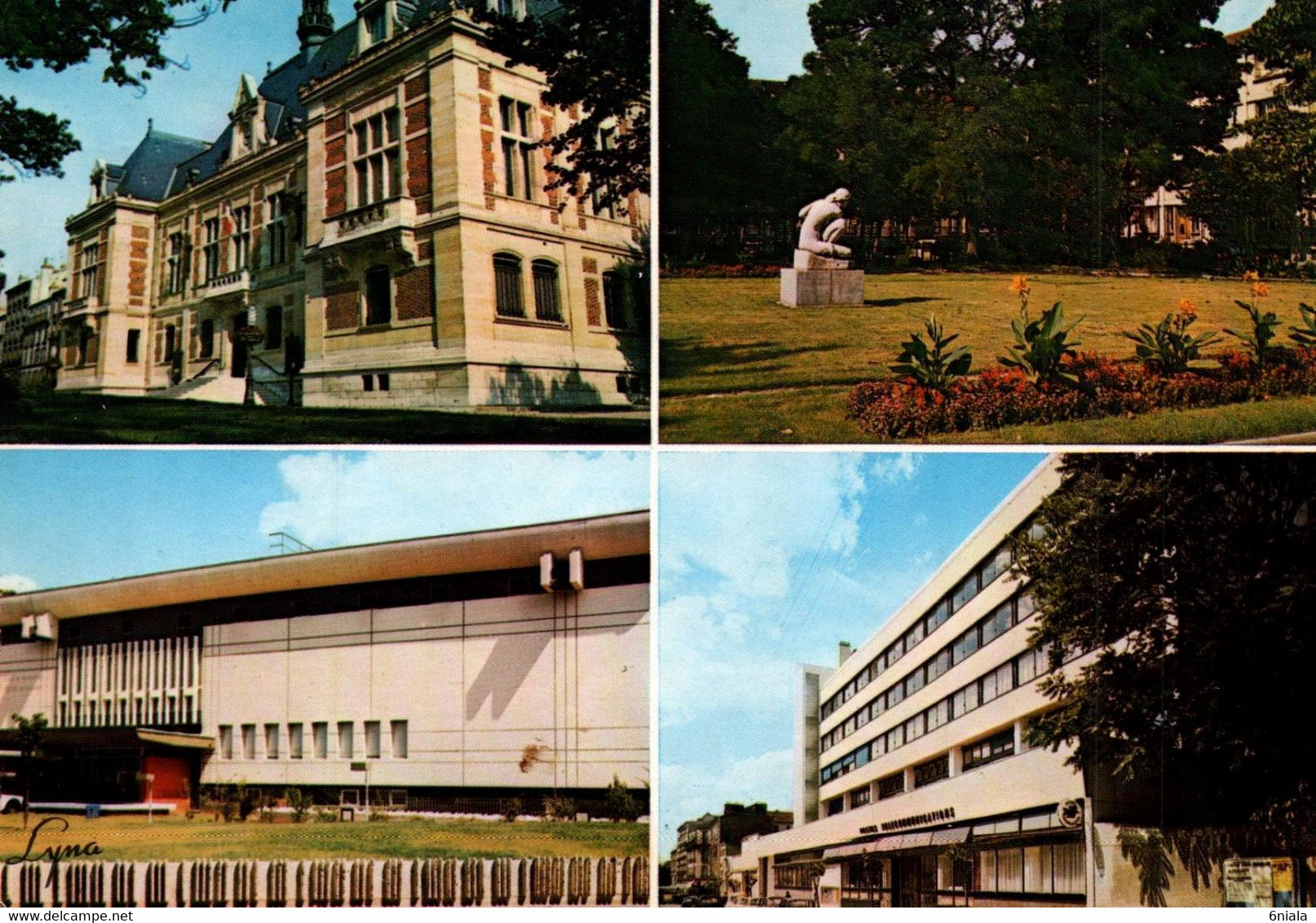 MONTROUGE La Mairie, Le Square Des Etats Unis, La Piscine, La Poste   (recto-verso) 92 Hauts De Seine - Montrouge