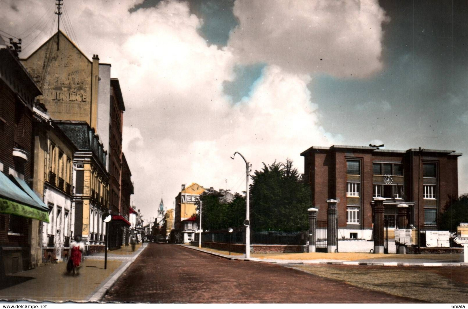 PIERREFITTE La Mairie Et La Rue De Paris    (recto-verso) 93 Seine Saint Denis - Pierrefitte Sur Seine