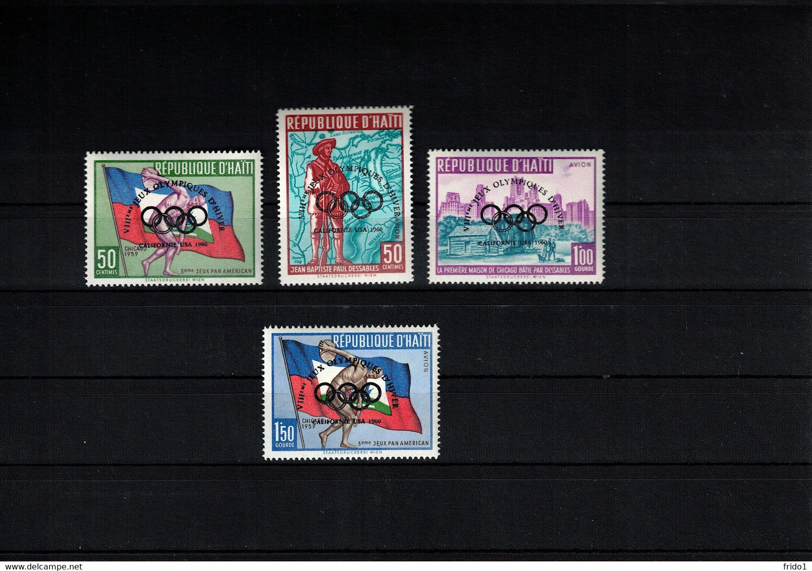 Haiti 1960 Olympic Games Squaw Valley Postfrisch / MNH - Invierno 1960: Squaw Valley