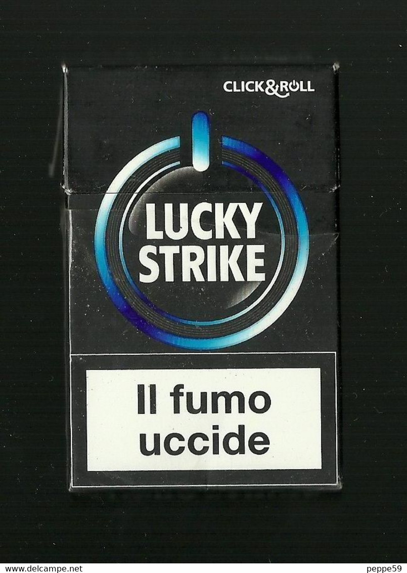 Tabacco Pacchetto Di Sigarette Italia - Lucky Strike Click & Roll Da 20 Pezzi - Vuoto - Etuis à Cigarettes Vides