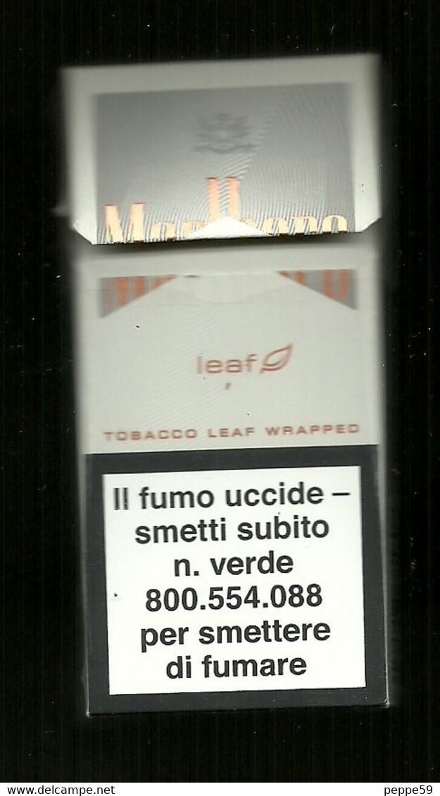Tabacco Pacchetto Di Sigarette Italia - Malboro 4 Leaf Da 10 Pezzi - Vuoto - Etuis à Cigarettes Vides