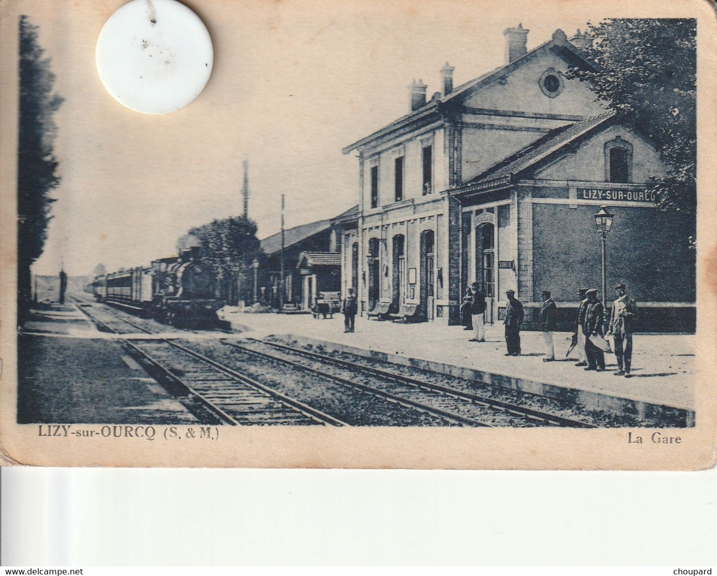 77- Carte Postale Ancienne De  LIZY SUR OURCQ   La Gare - Lizy Sur Ourcq