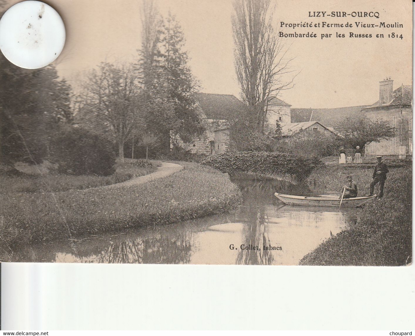 77- Carte Postale Ancienne De  LIZY SUR OURCQ   Propriété Et Ferme De Vieux Moulin - Lizy Sur Ourcq