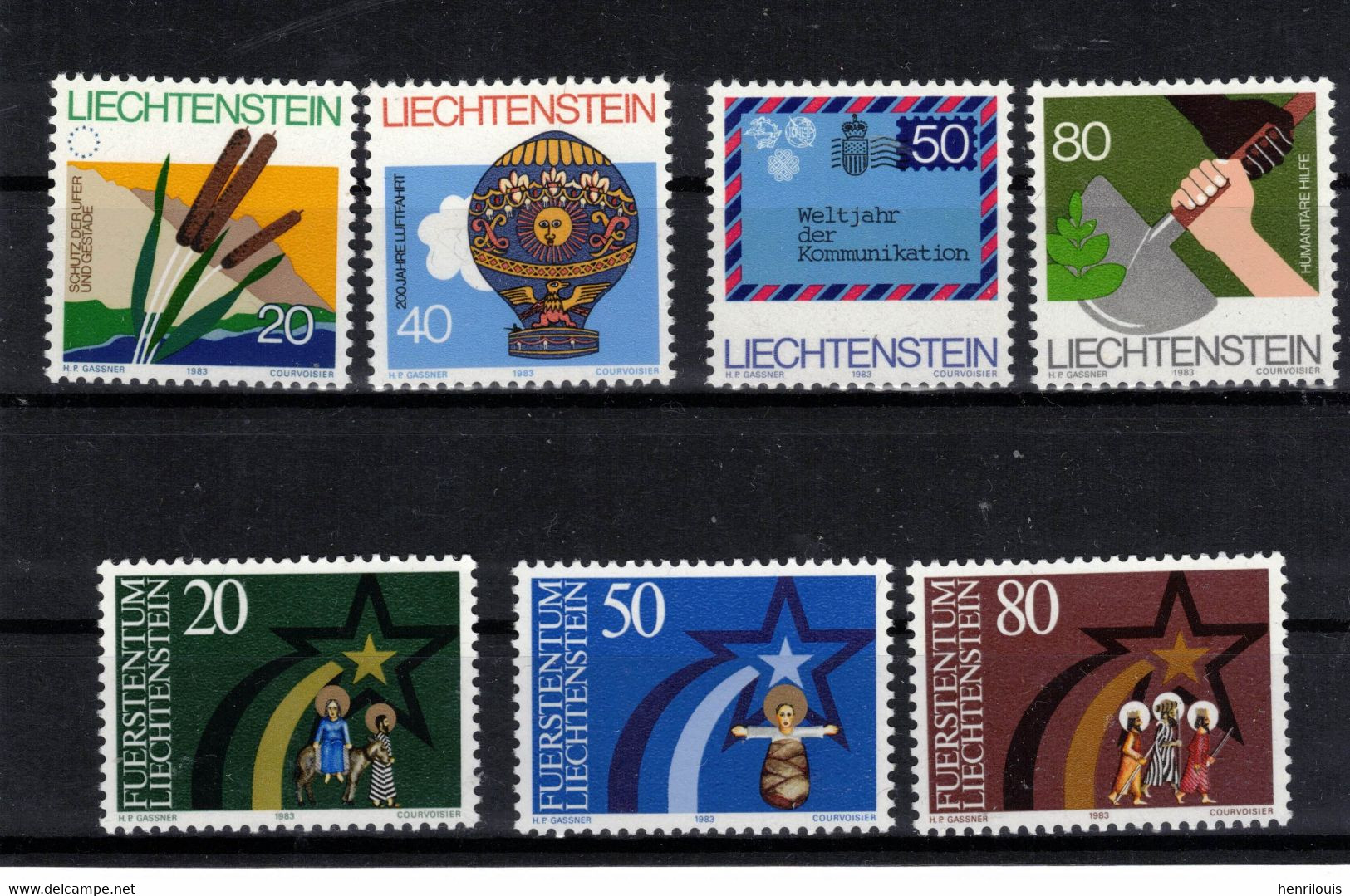 LIECHTENSTEIN  Timbres Neufs **  De 1983  ( Ref 3561 A )  )  Lot De 2 Séries - Unused Stamps