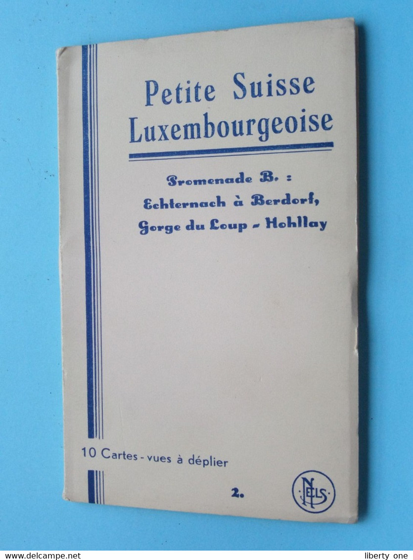 Petite Suisse LUXEMBOURGEOISE Promenade B - 2 ( Carnet > E. A. Schaack )  Anno 19?? ( Voir / See SCANS ) ! - Berdorf