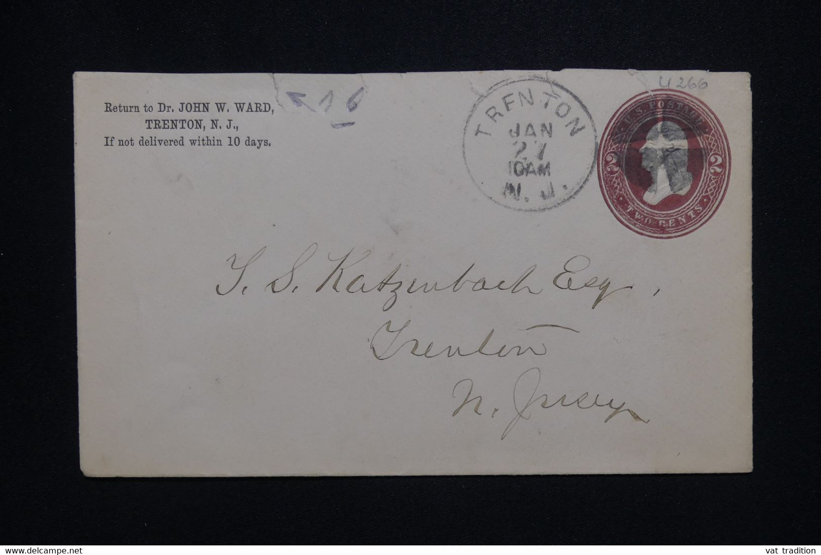 ETATS UNIS - Entier Postal De Trenton Pour Trenton - L 127722 - ...-1900