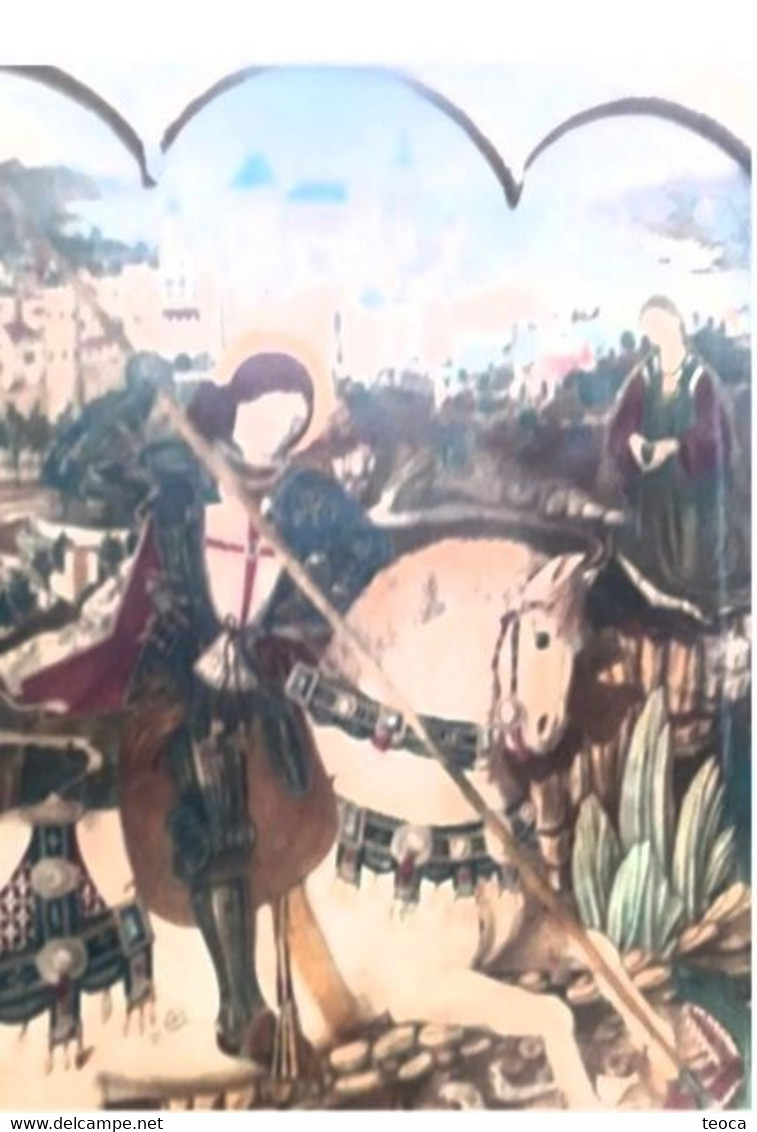 Art Painting   Painting Of Saint George Killing The Dragon, Spanish Painting In Oil On Plywood, - Arte Religiosa