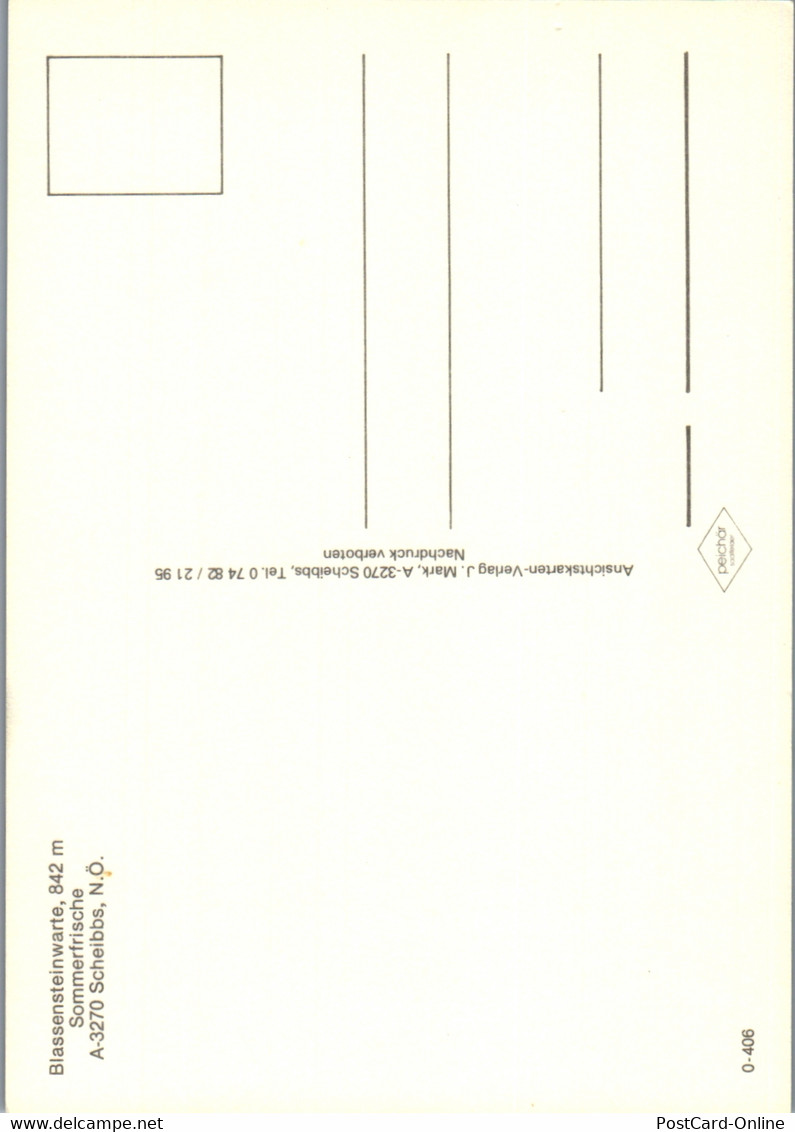 36448 - Niederösterreich - Scheibbs , Blassensteinwarte  - Nicht Gelaufen - Scheibbs