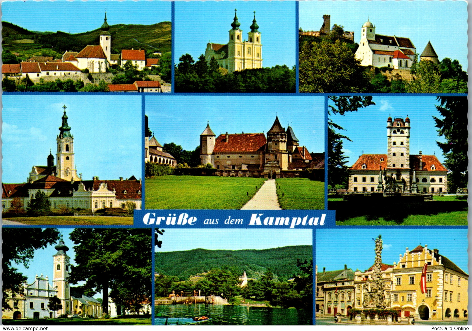 36450 - Niederösterreich - Kamptal , Stiefern , Dreieichen , Gars Thunau , Altenburg , Greillenstein , Langenlois - Nich - Rosenburg