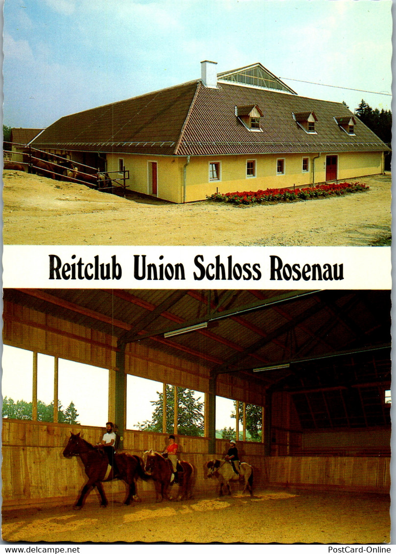 36457 - Niederösterreich - Schloss Rosenau , Union Reitclub - Nicht Gelaufen - Sonntaggsberg