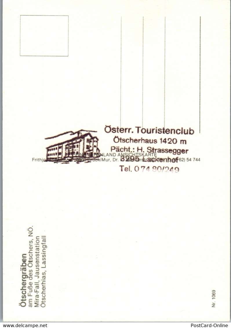 36461 - Niederösterreich - Ötschergraben , Ötscher , Mira Fall , Jausenstation , Ötscherhias , Lassingfall - Nicht Gelau - Lilienfeld