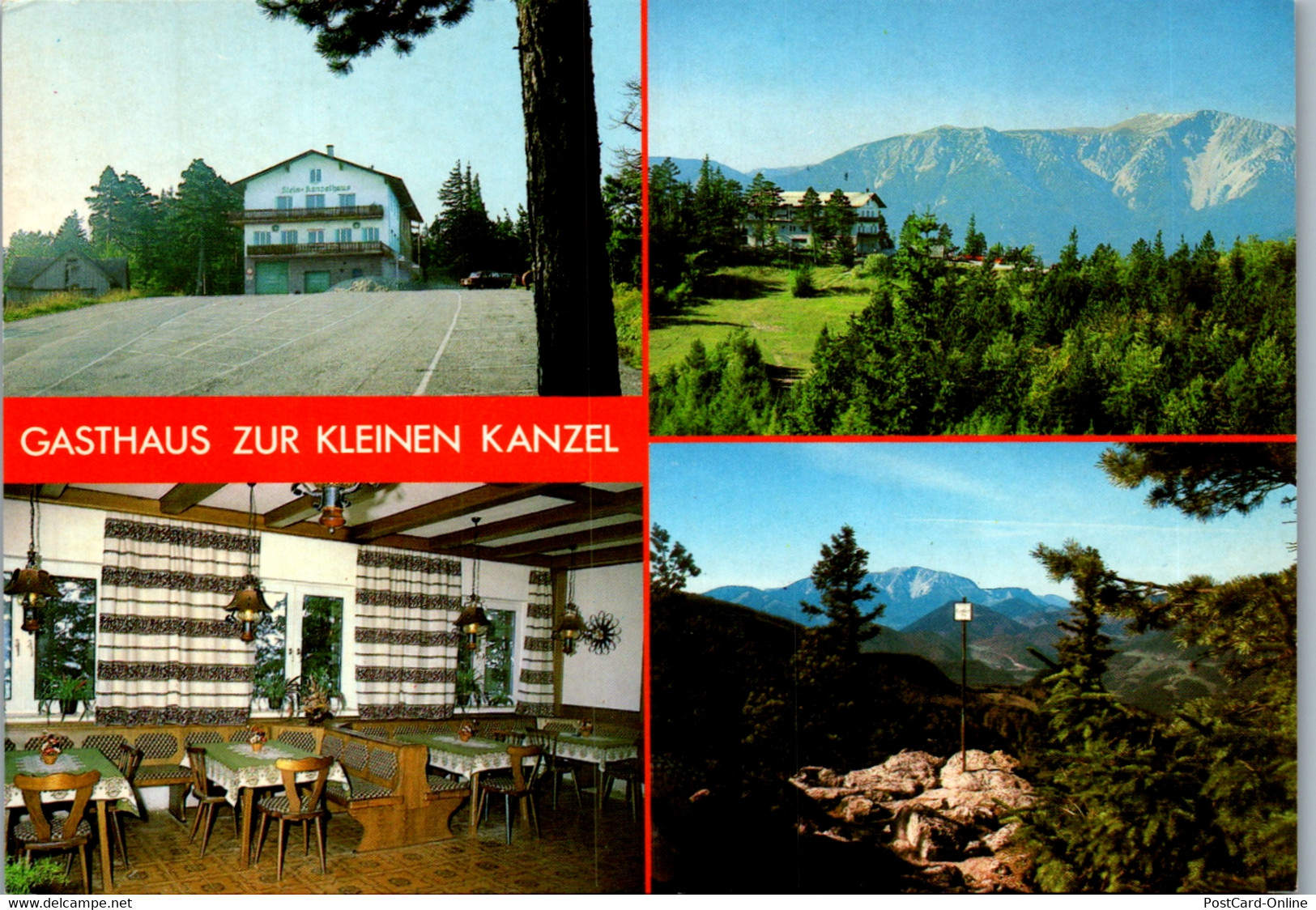 36477 - Niederösterreich - Hohe Wand , Gasthof Zur Kleinen Kanzel , F. U. J. Schönthaler - Nicht Gelaufen - Wiener Neustadt