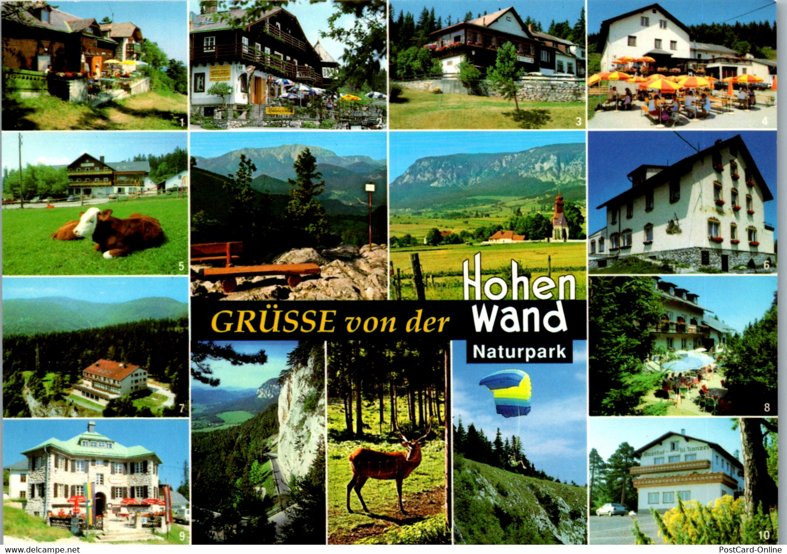 36479 - Niederösterreich - Hohe Wand , Naturpark , Mehrbildkarte - Nicht Gelaufen - Wiener Neustadt