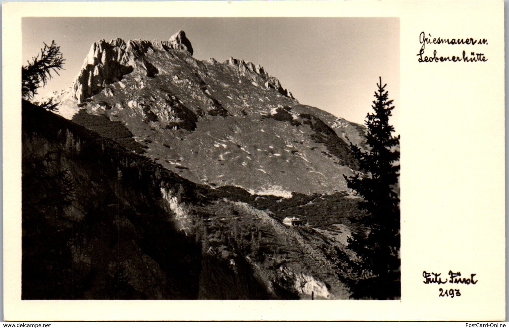 36577 - Steiermark - Grießmauer Und Leobenerhütte - Nicht Gelaufen - Trofaiach