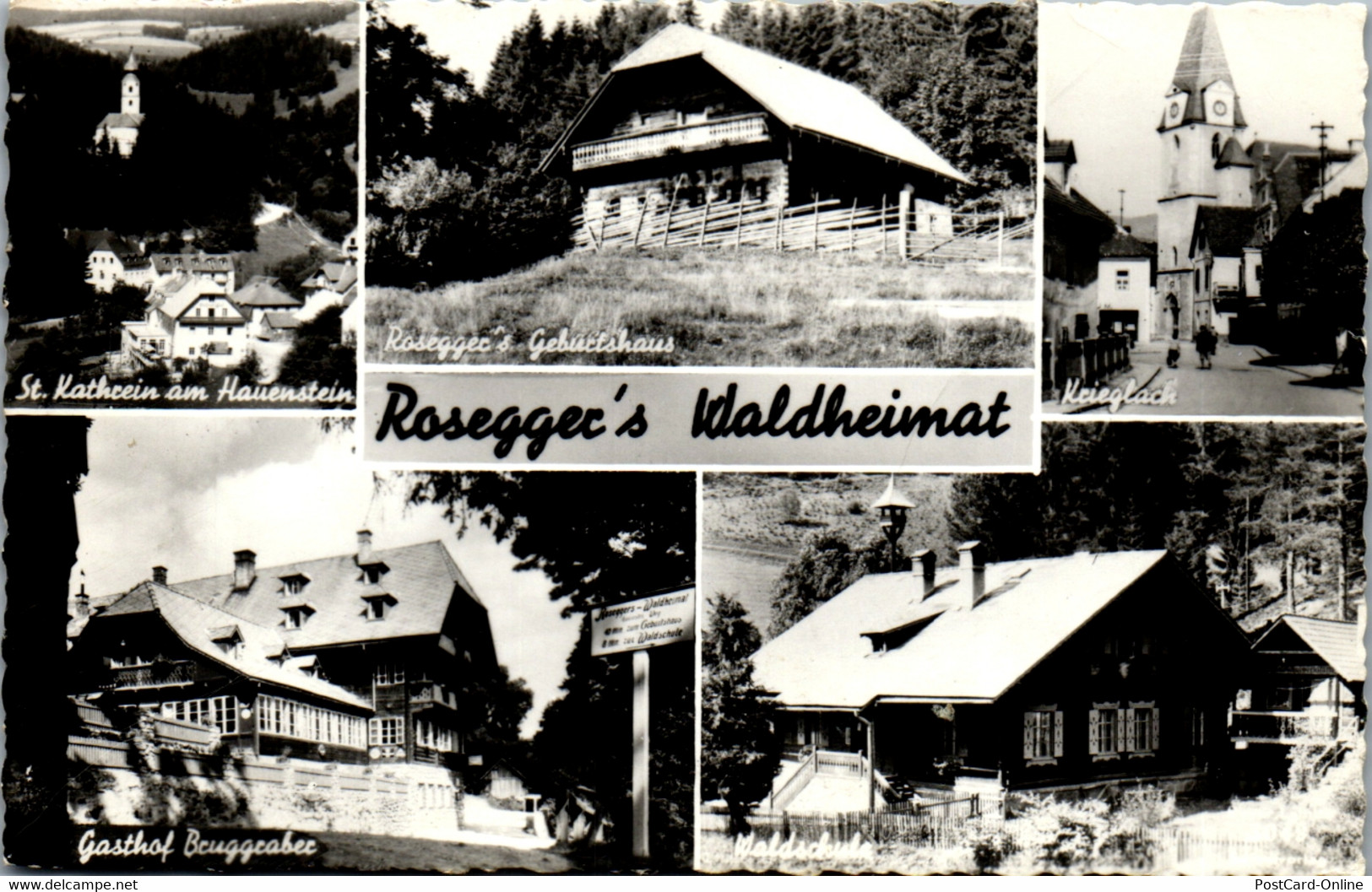 36610 - Steiermark - Krieglach , Alpl , Rosegger`s Waldheimat - Gelaufen 1965 - Krieglach