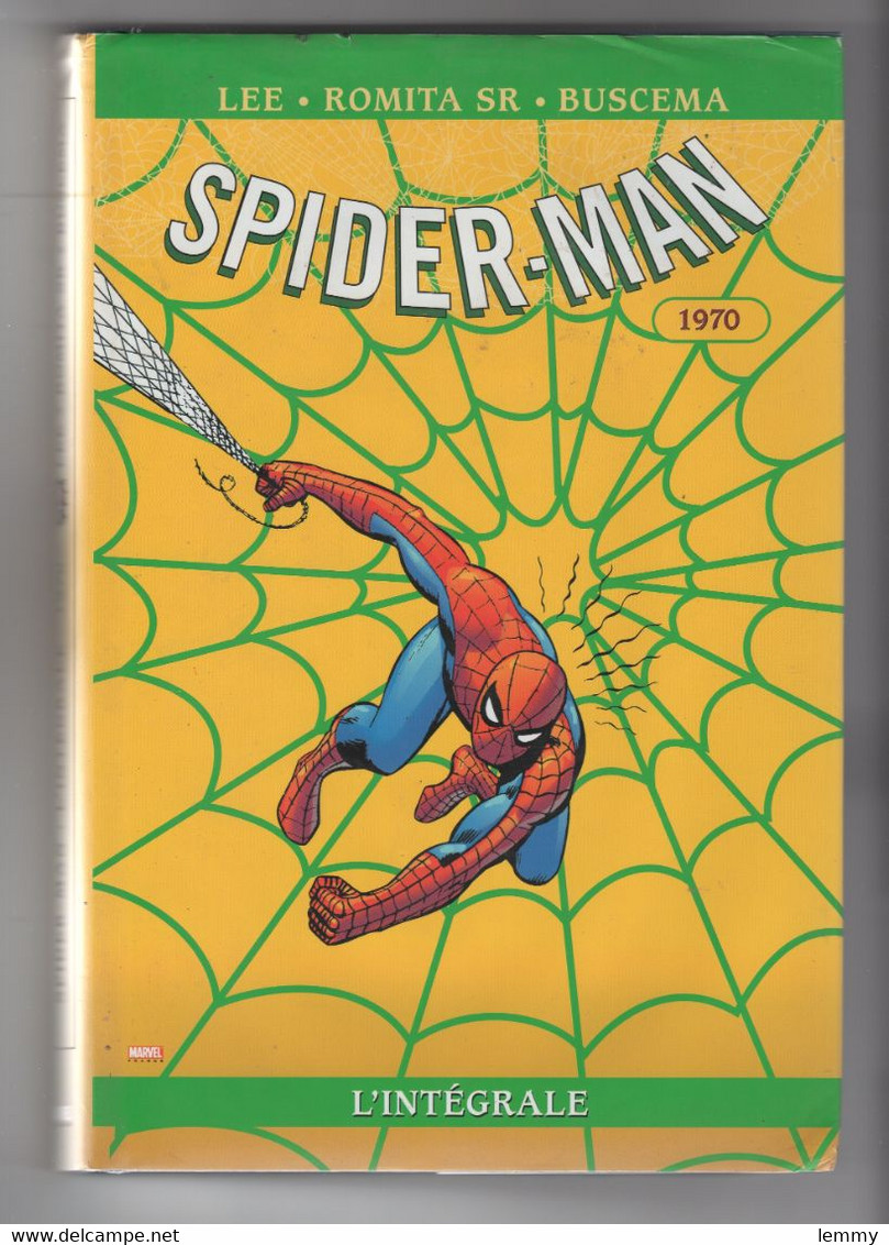 SPIDER-MAN - L'INTÉGRALE 1970 - MARVEL - LEE- ROMITA SR - BUSEMA - Spiderman