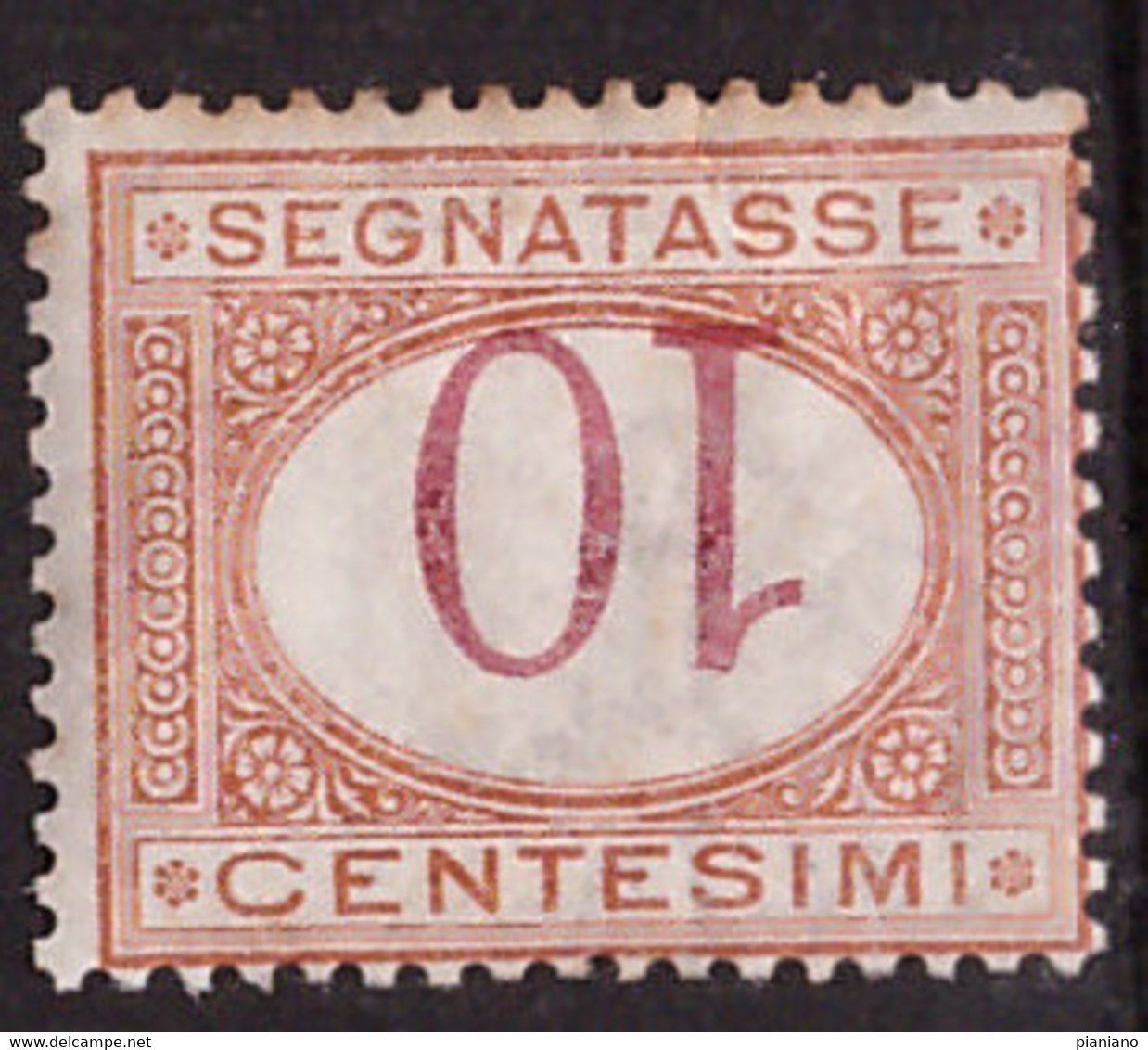 PIA - REGNO - 1890-1894 : Segnatasse - Bella  VARIETA'  !!!!! - (UNIFICATO  210h ) - Segnatasse