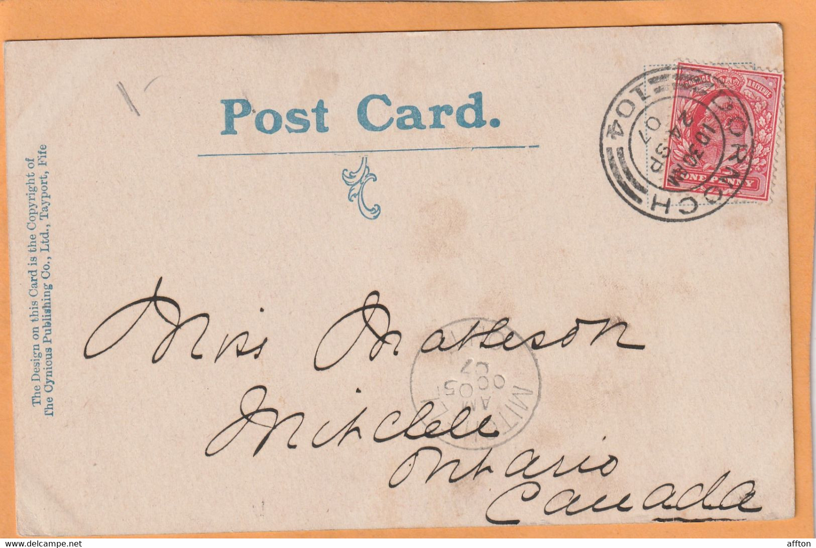 Dornoch UK 1907 Postcard - Caithness