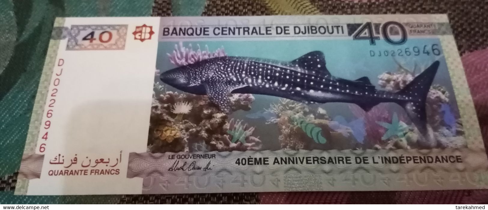 DJIBOUTI , COMMEMORATIVE , 40 FRANCS , 2017 , Pick 46 , Unc - Djibouti