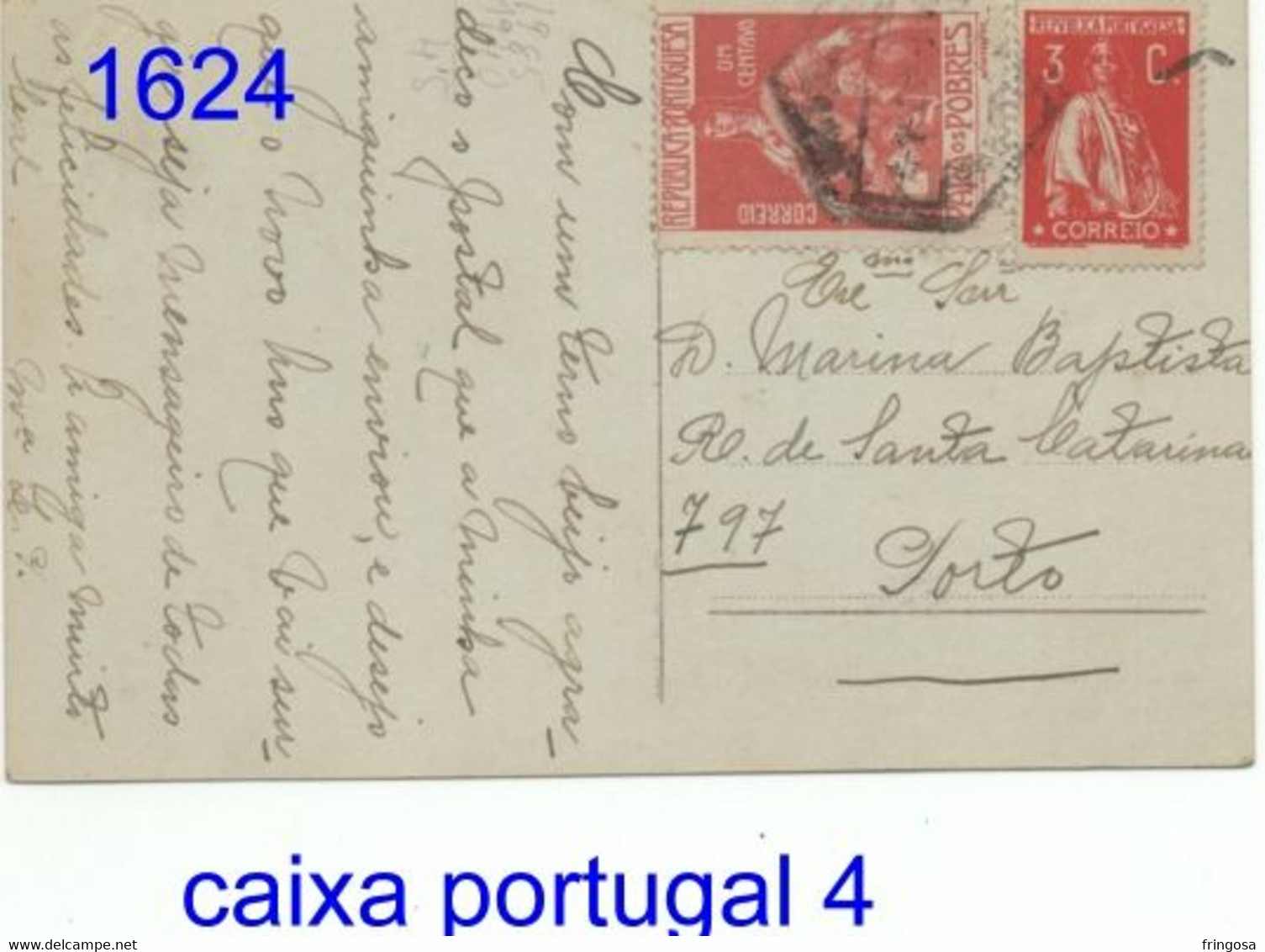 PARA OS POBRES  + CERES 3 CENTAVOS. - Lettres & Documents