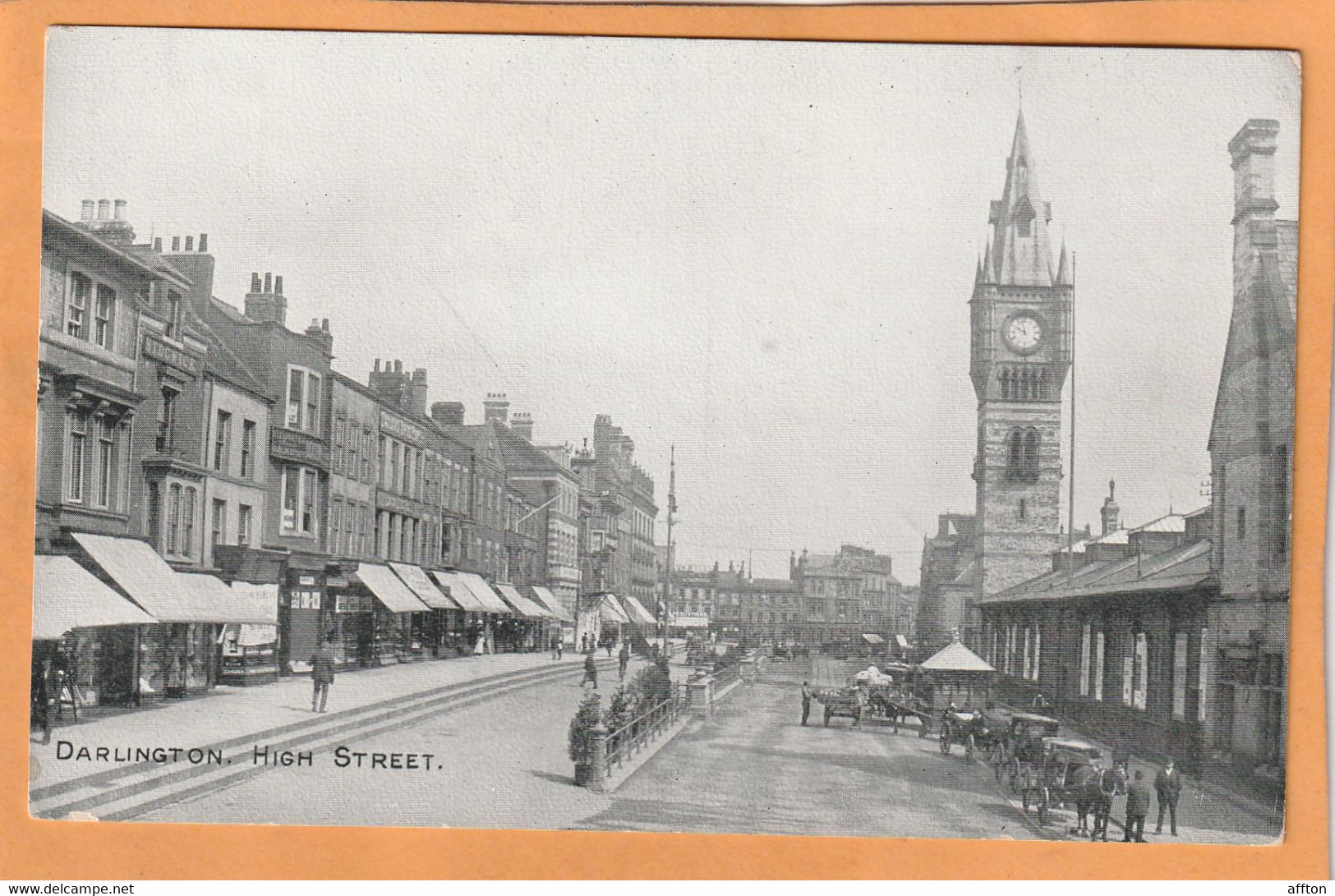 Darlington UK 1906 Postcard - Darlington