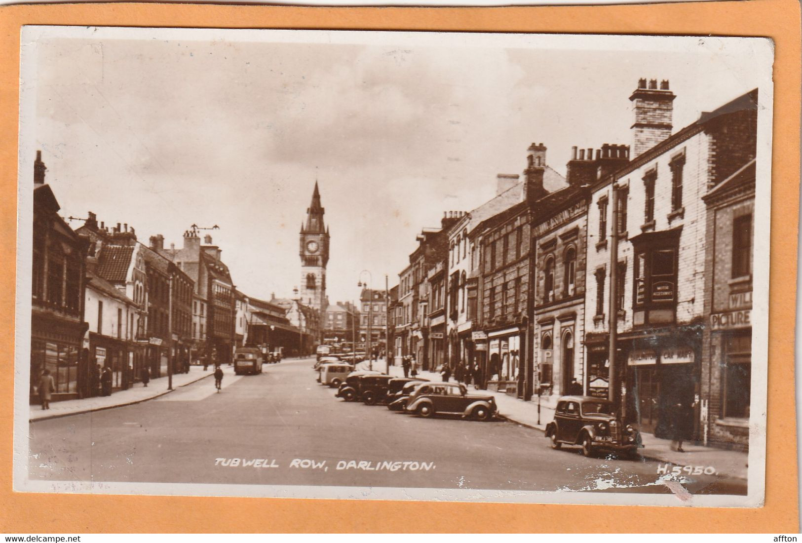 Darlington UK Old Postcard - Darlington