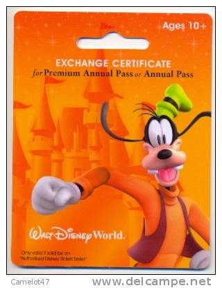 Walt Disney World, Orlando, Florida, U.S.A.  Ticket # Dtw-34 - Passeports Disney