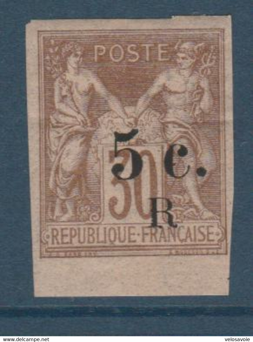 REUNION N° 7 BORD DE FEUILLE  * - Unused Stamps