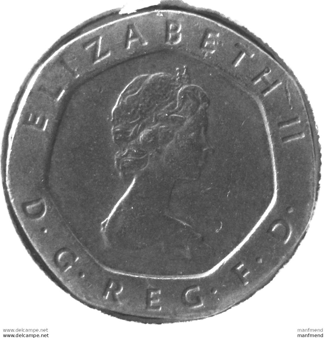 Great Britain - 1983 - KM 931 - 20  Pence - VF+ - Look Scans - 20 Pence