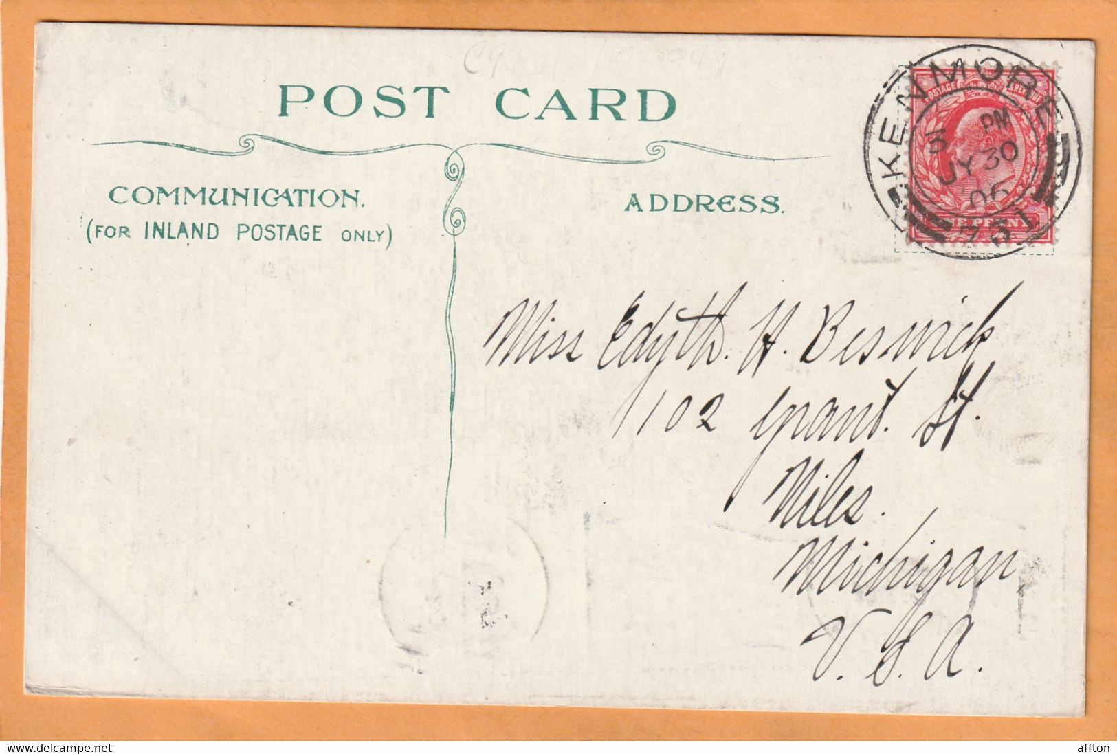 Dunfermline UK 1906 Postcard - Fife