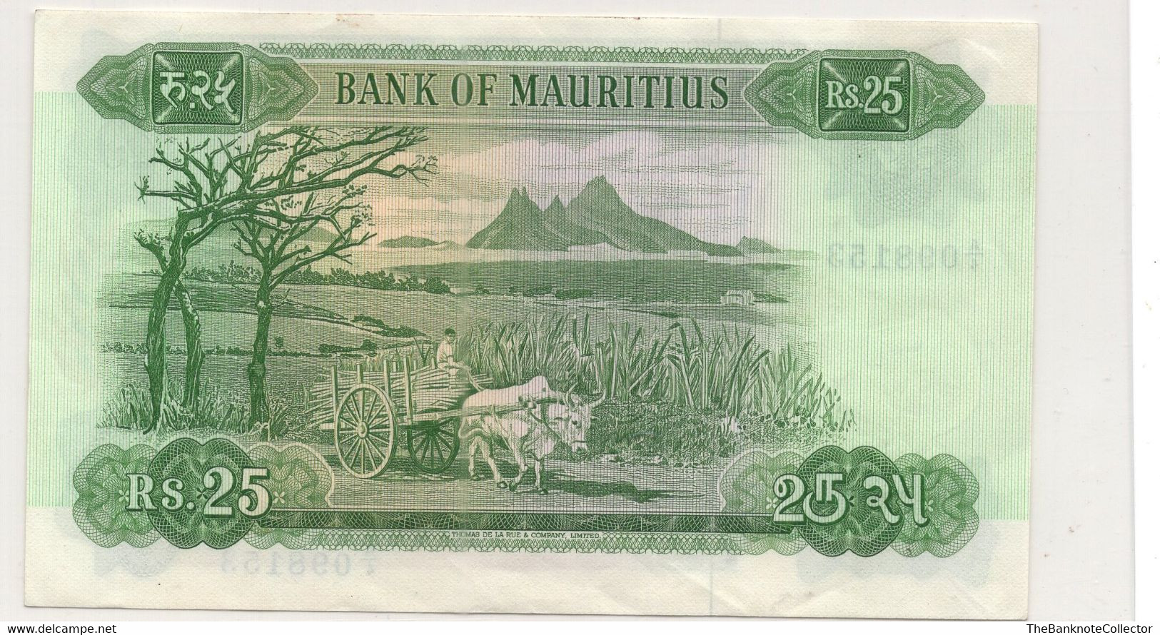 Mauritius 25 Rupees ND 1967 QEII P-32 EF - Mauritius