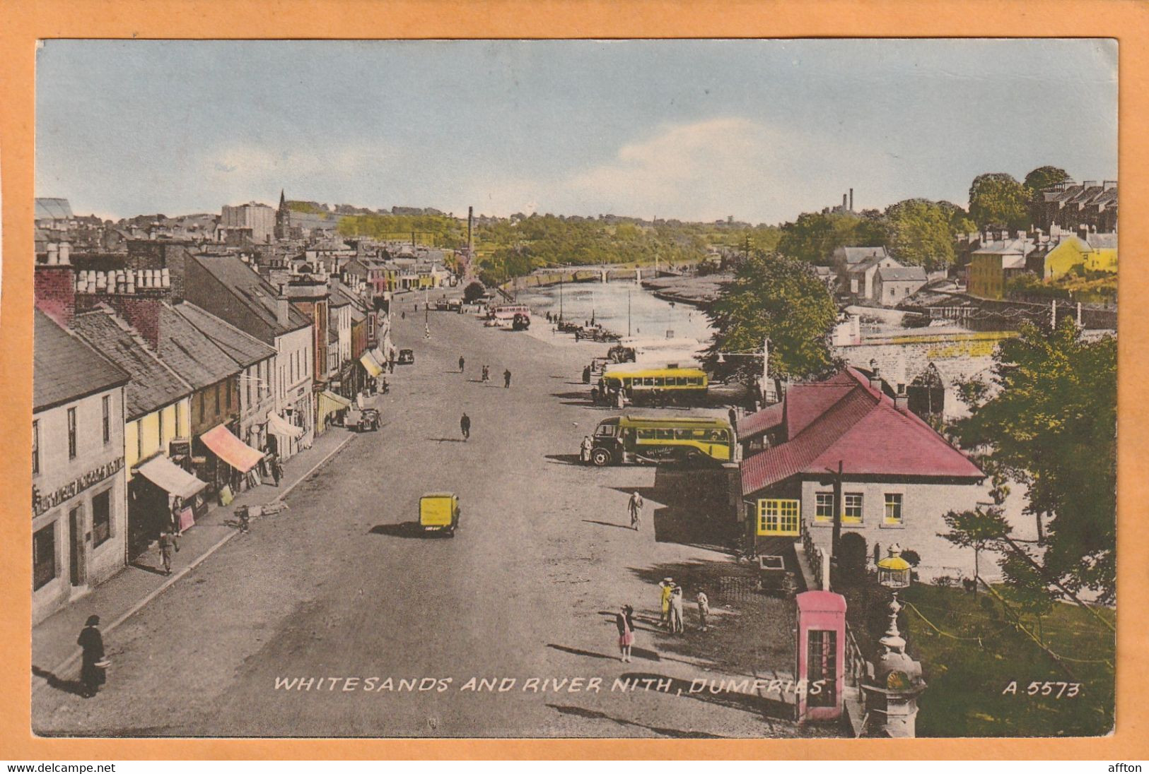 Dumfries UK Old Postcard - Dumfriesshire