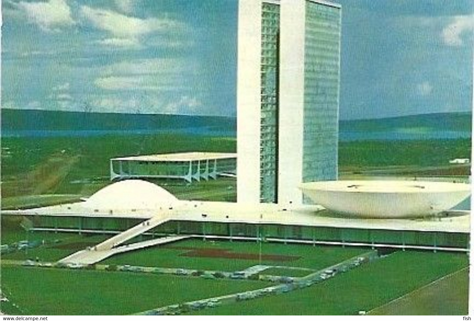 Brazil & Marcofilia, Brasília, Congresso Nacional, Copacabana A Lisboa 1963 (8) - Brasilia