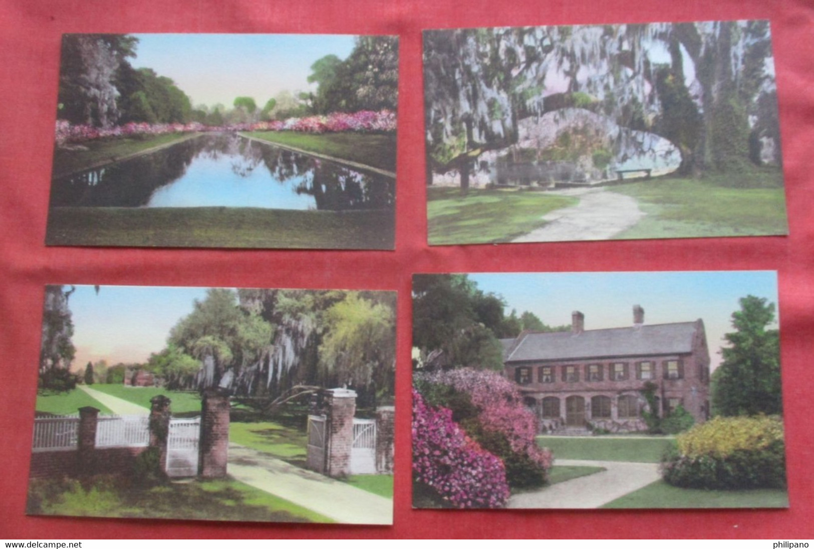 Lot Of 4 Cards.   Hand Colored.      Charleston - South Carolina > Charleston  Ref 5701 - Charleston