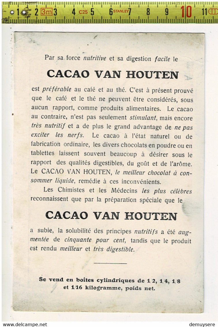 61430 - CACAO VAN HOUTEN SOLUBILISE EN POUDRE - SCÈNE DE CHASSE - JACHTTAFEREEL - Van Houten