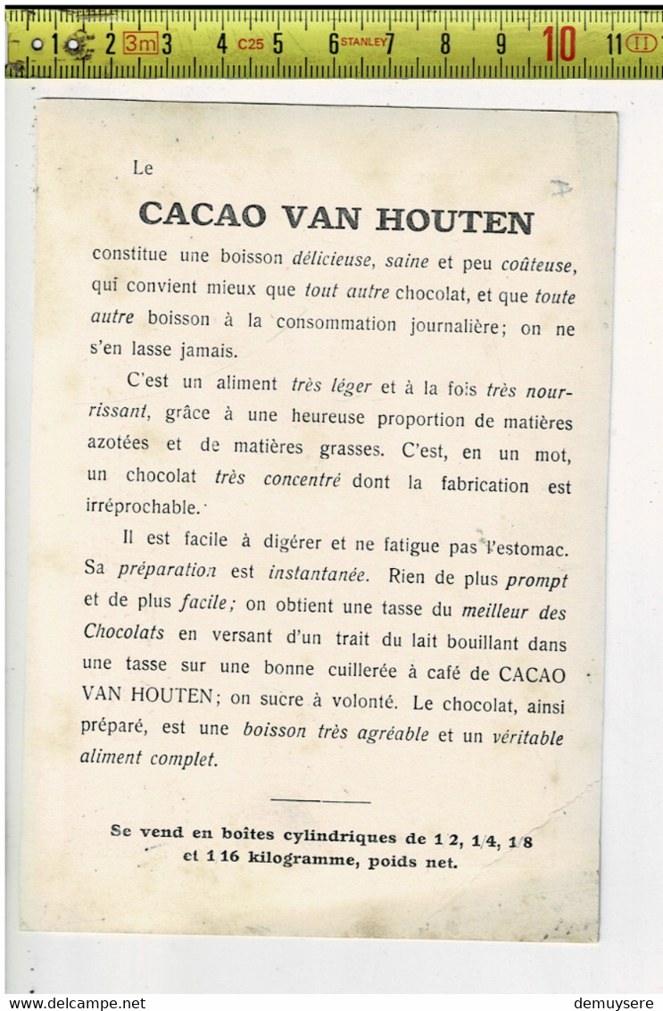 61431 - CACAO VAN HOUTEN SOLUBILISE EN POUDRE - SCÈNE DE CHASSE - JACHTTAFEREEL - Van Houten