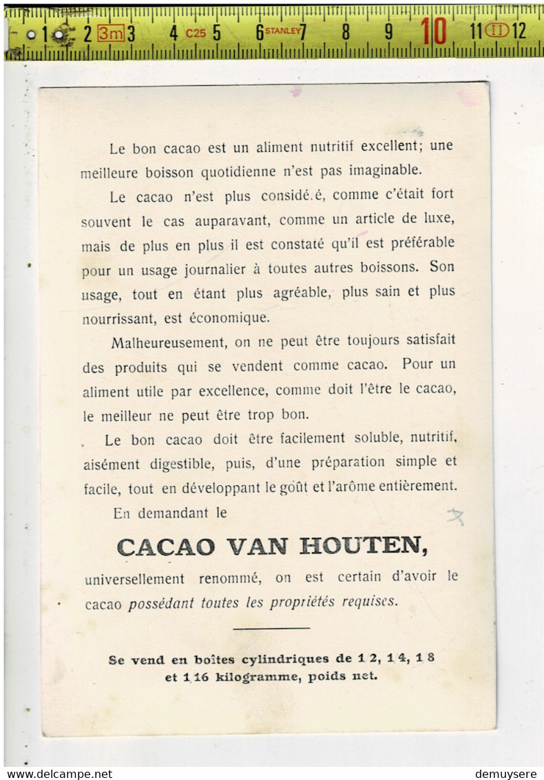 61433 - CACAO VAN HOUTEN SOLUBILISE EN POUDRE - SCÈNE DE CHASSE - JACHTTAFEREEL - Van Houten