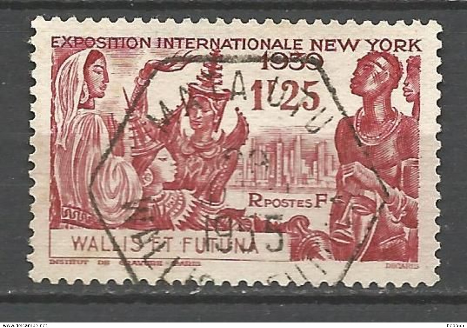 WALLIS ET FUTUNA N° 70 CACHET MATA-UTU - Oblitérés