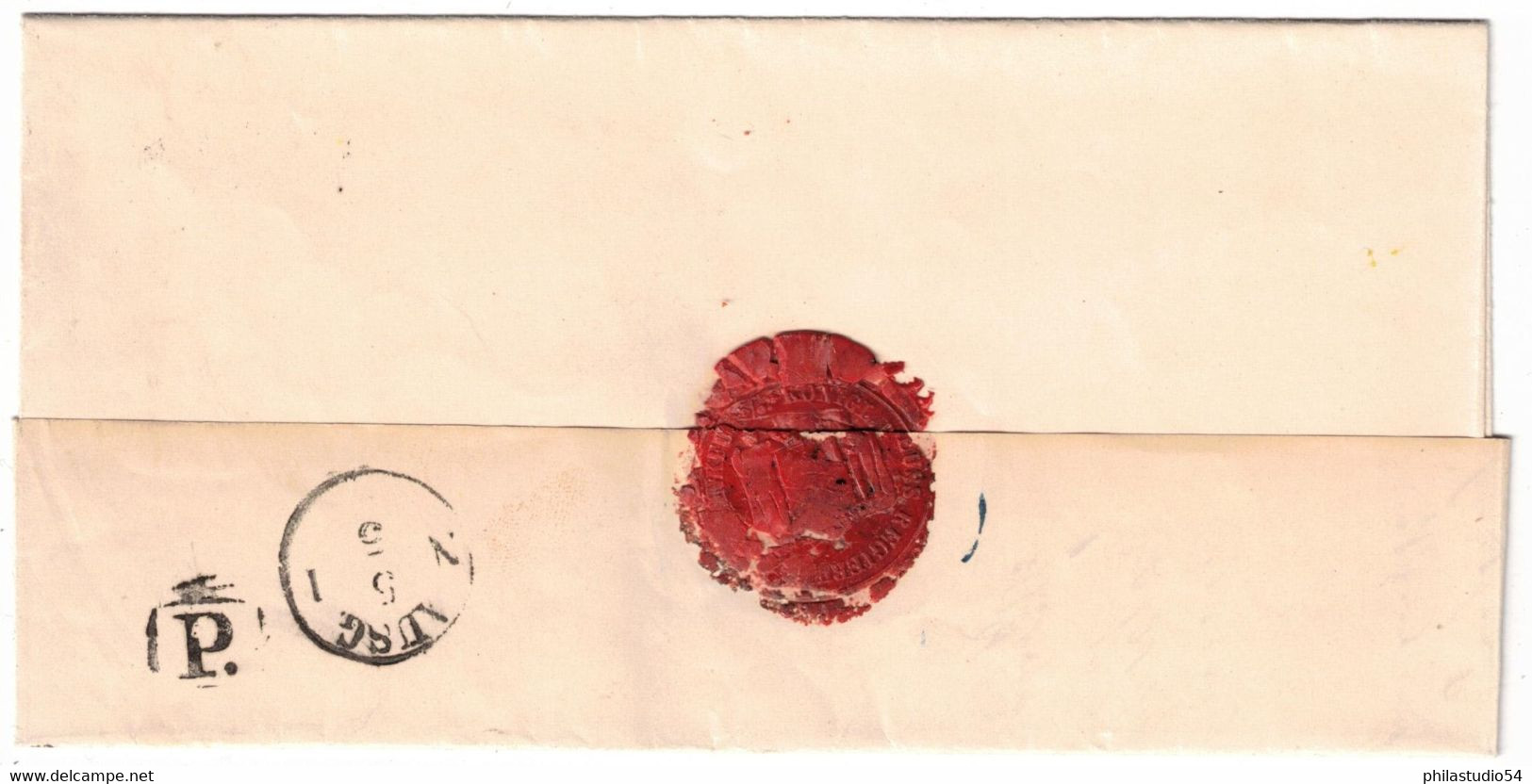1869 Paketbegleitung Ab FRAJFURT A. O. - Lettres & Documents