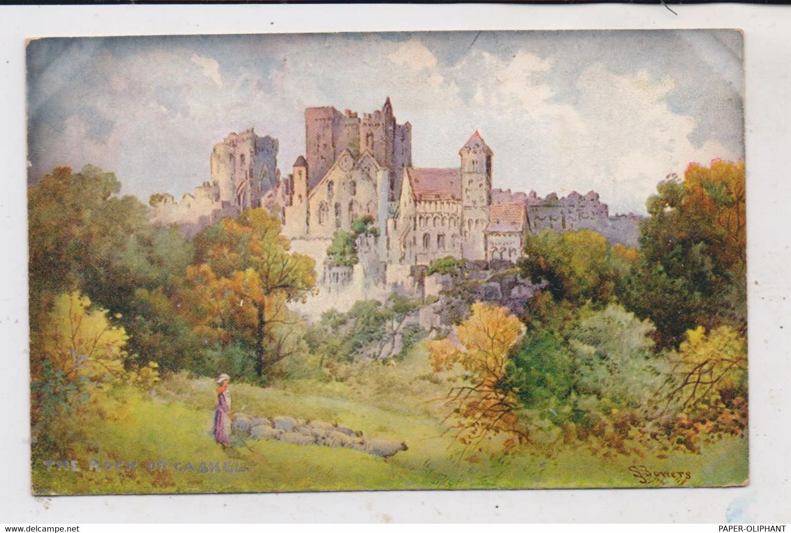 EIRE / IRLAND - TIPPERARY - CASHEL, The Rock Of Cashel, Künstler / Artist S. Bowers - Tipperary