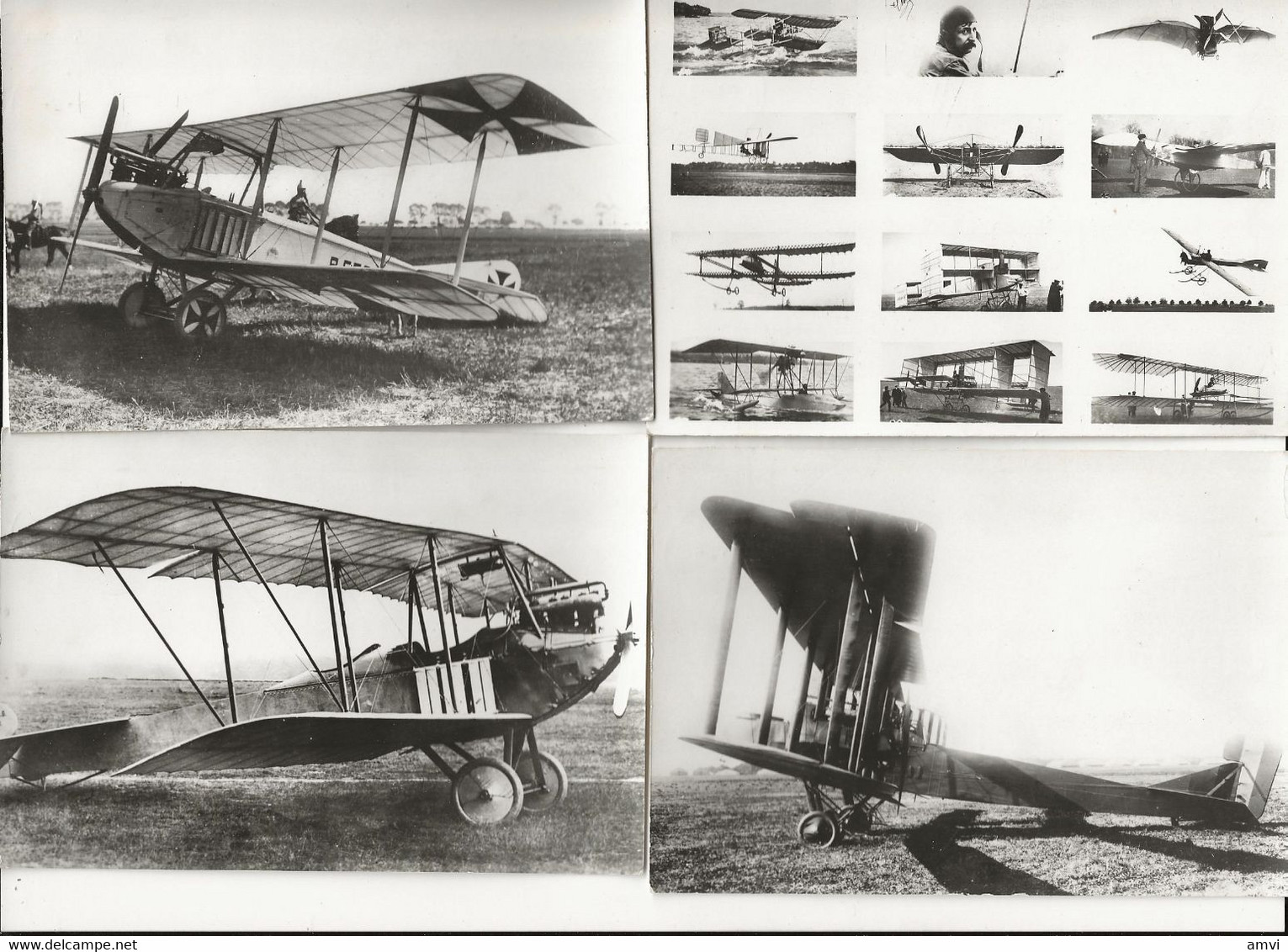 22-8-2336 Lot De 16 Cartes Publicité Transfusine Aviation Avant Et Pendant 1ere Guerre  Cachet PP Montreuil - 1914-1918: 1a Guerra