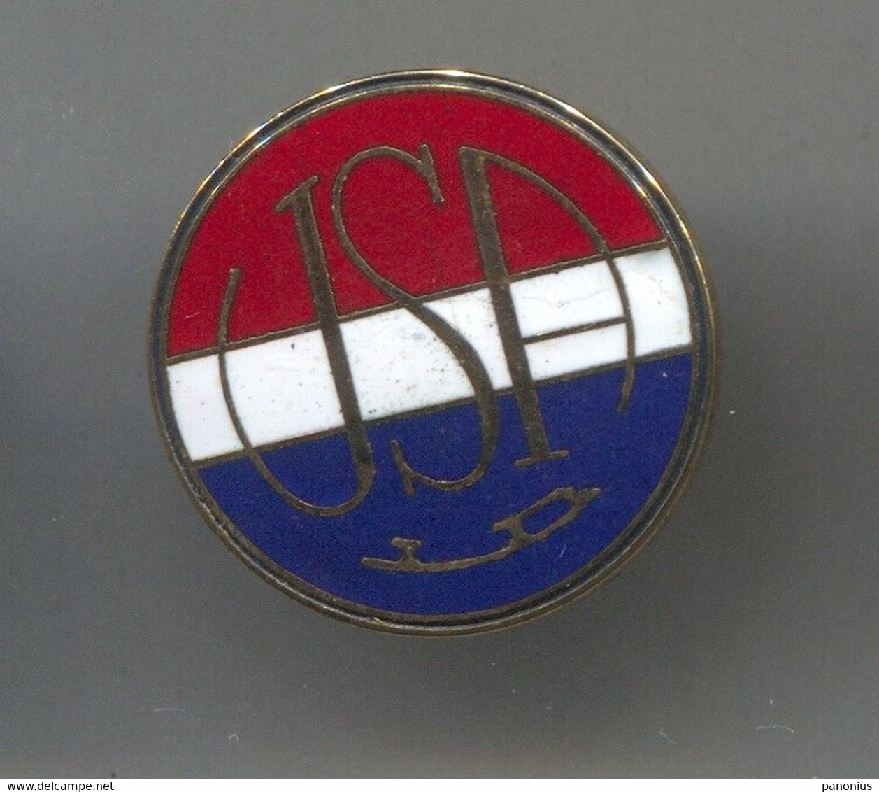 Figure Skating / Eiskunstlauf - United States Federation, Vintage Pin Badge Abzeichen, Enamel - Patinaje Artístico