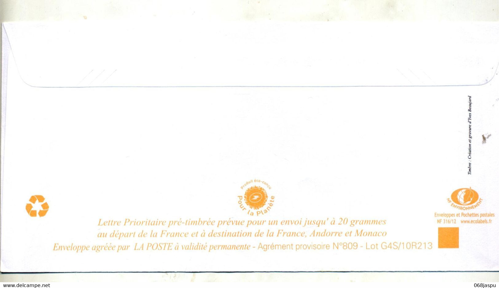 Pap Beaujard Flamme Chiffree Illustré Paladru - Prêts-à-poster:Overprinting/Beaujard