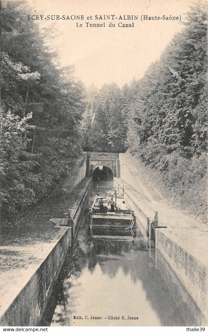 Scey Sur Saône Tunnel Pour Péniche Péniches - Scey-sur-Saône-et-Saint-Albin